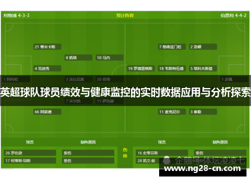 英超球队球员绩效与健康监控的实时数据应用与分析探索