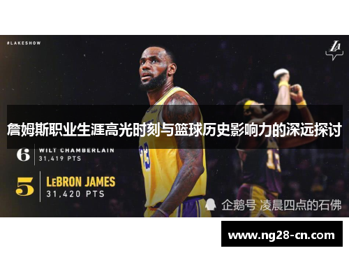 詹姆斯职业生涯高光时刻与篮球历史影响力的深远探讨